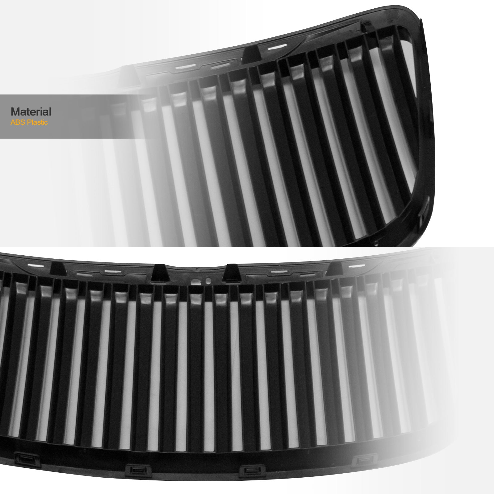 2011-2014 Chrysler 300 Vertical Front Grille - Matte Black