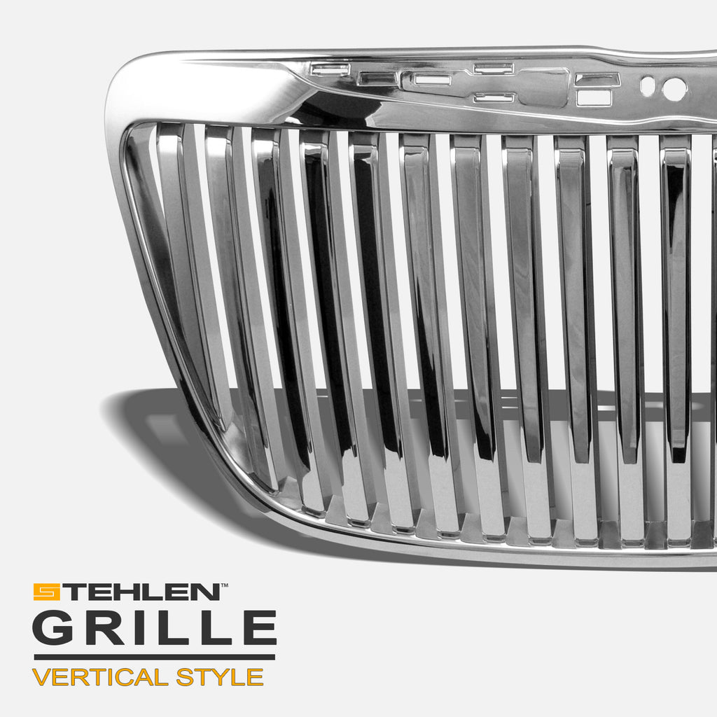 2011-2014 Chrysler 300 Vertical Front Grille - Chrome Finish
