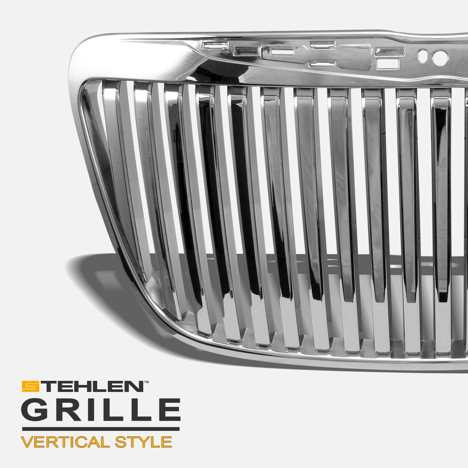 2011-2014 Chrysler 300 Vertical Front Grille - Chrome Finish