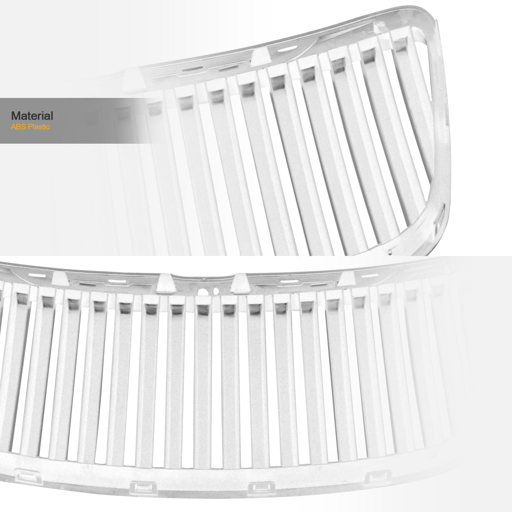 2011-2014 Chrysler 300 Vertical Front Grille - Chrome Finish