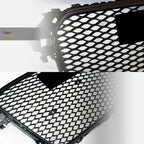2013-2016 Audi A4 S4 RS Style Honeycomb Mesh Grille - Black