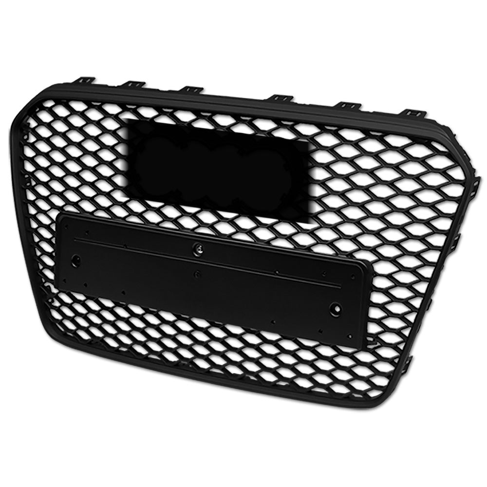 2013-2016 Audi A5/S5 RS Style Honeycomb Front Grille - Matte Black
