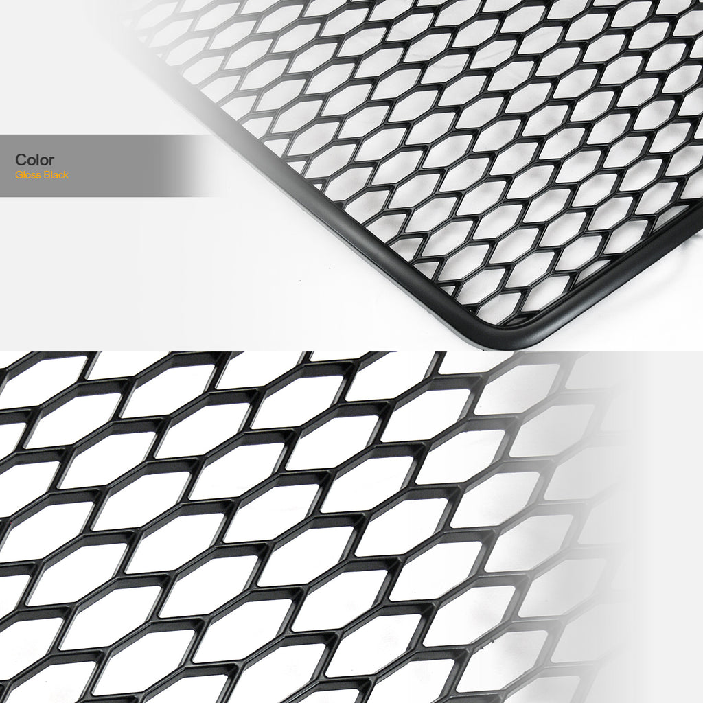 2008-2011 Audi A6 S6 RS Style Honeycomb Mesh Front Grille - Black