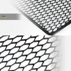 2008-2011 Audi A6 S6 RS Style Honeycomb Mesh Front Grille - Black