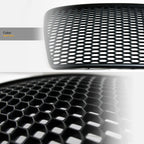2008-2011 Audi A6 S6 RS Style Honeycomb Mesh Front Grille - Matte Black