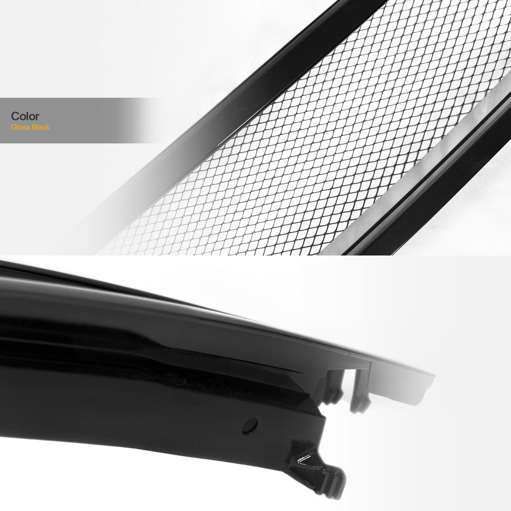 2008-2010 Honda Accord 4-Door Sedan Front Grille - Matte Black