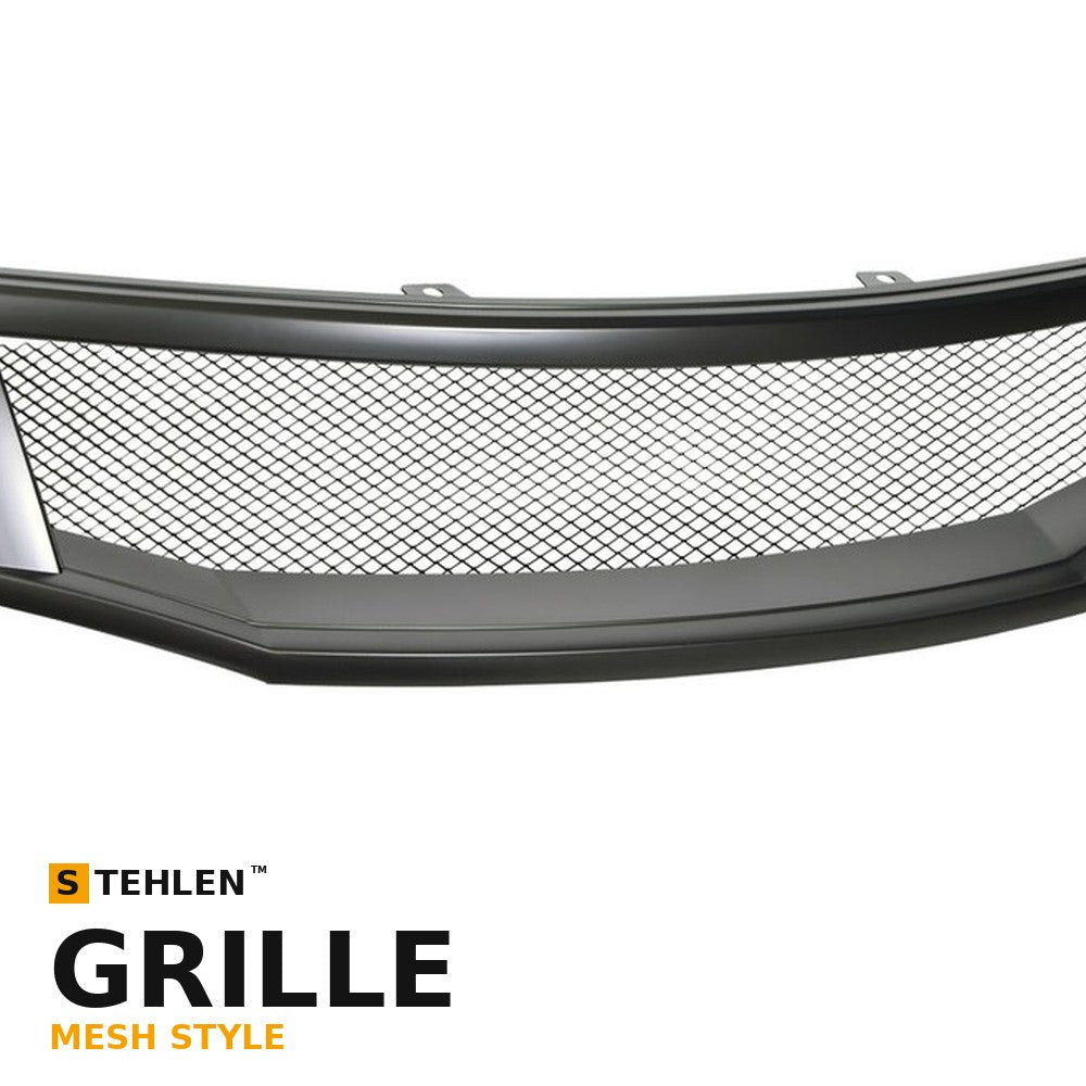 2008-2010 Honda Accord Sedan Mesh Style ABS Front Grille — Matte Black