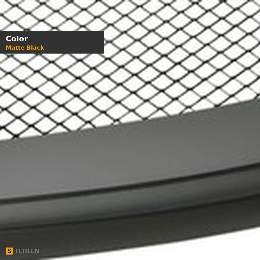 2008-2010 Honda Accord Sedan Mesh Style ABS Front Grille — Matte Black — detail