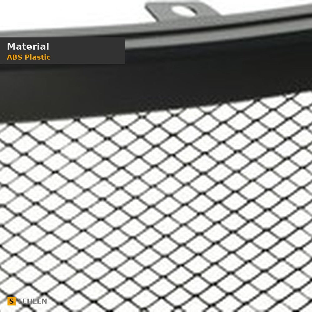 2008-2010 Honda Accord Sedan Mesh Style ABS Front Grille — Matte Black — detail