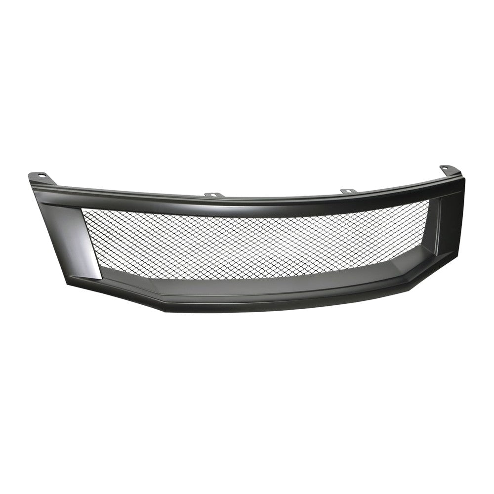 2008-2010 Honda Accord Sedan Mesh Style ABS Front Grille — Matte Black — product view