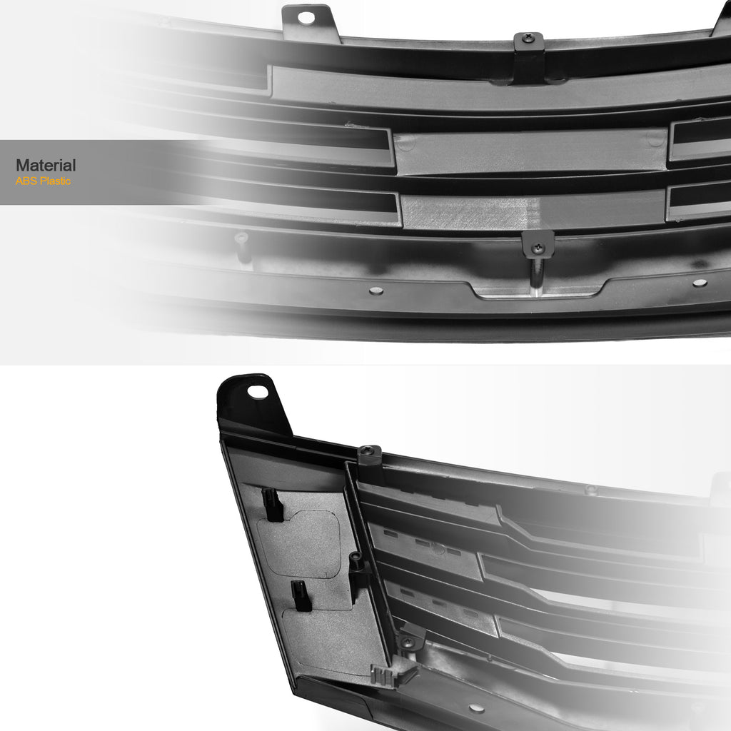 2008-2010 Honda Accord Sedan Front Grille - Matte Black