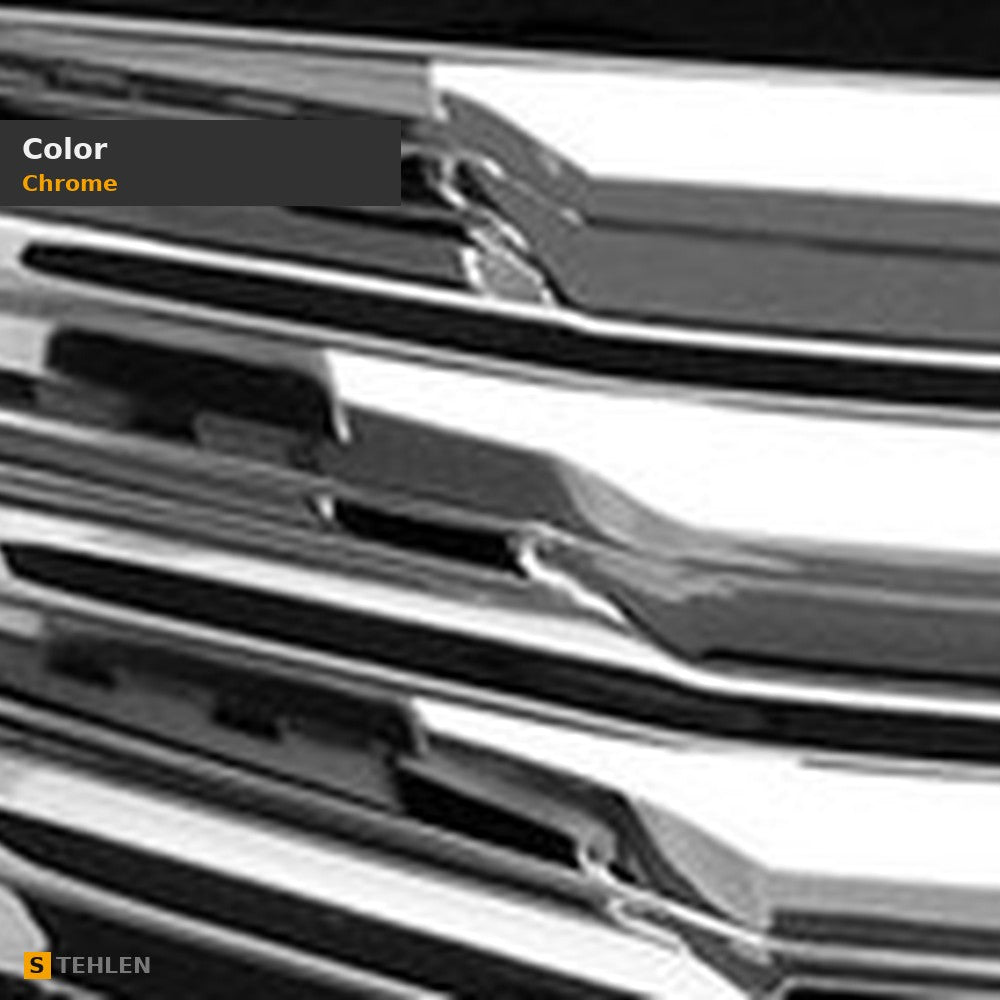 2008-2010 Honda Accord Sedan Front Grille — Chrome — detail