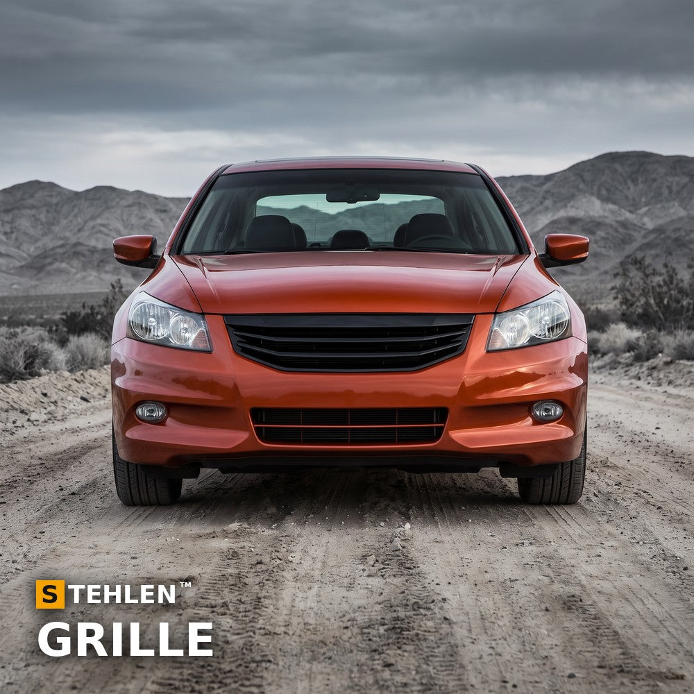 2011-2012 Honda Accord Sedan Front Grille — Black — installed