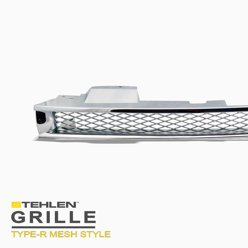 1990-1993 Honda Accord Front Grille - Chrome Trim