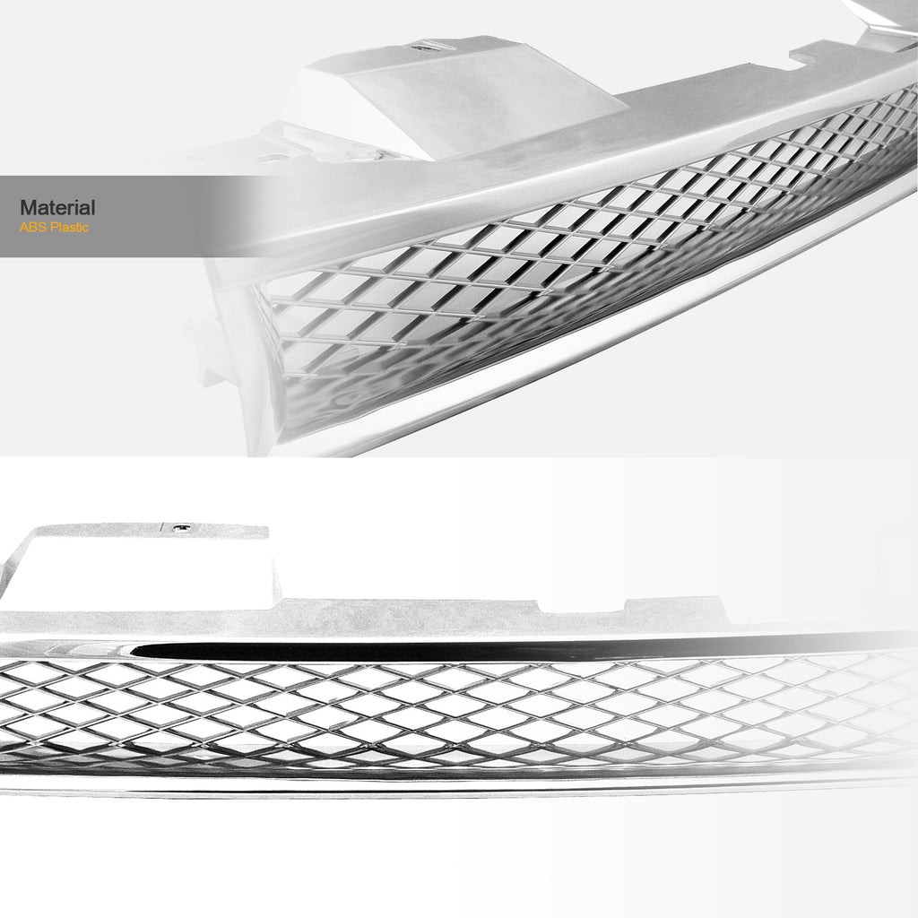 1990-1993 Honda Accord Front Grille - Chrome Trim