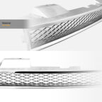 1990-1993 Honda Accord Front Grille - Chrome Trim