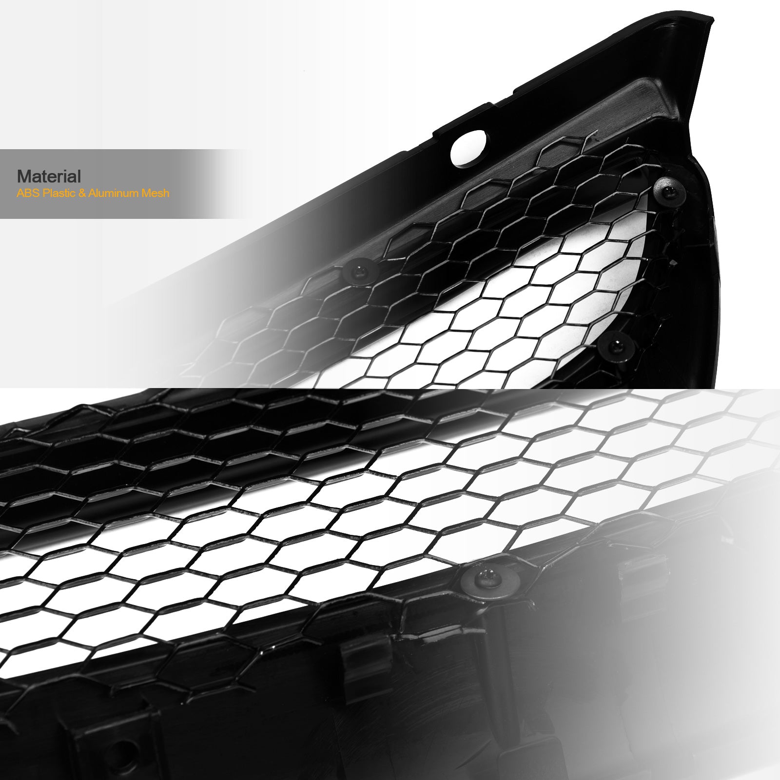 1998-2002 Honda Accord Coupe Front Grill Grille - Black