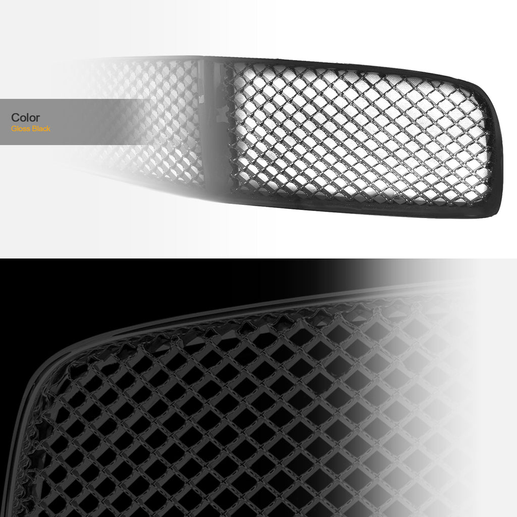 2006-2010 Dodge Charger Front Grille - Mesh Style Matte Black