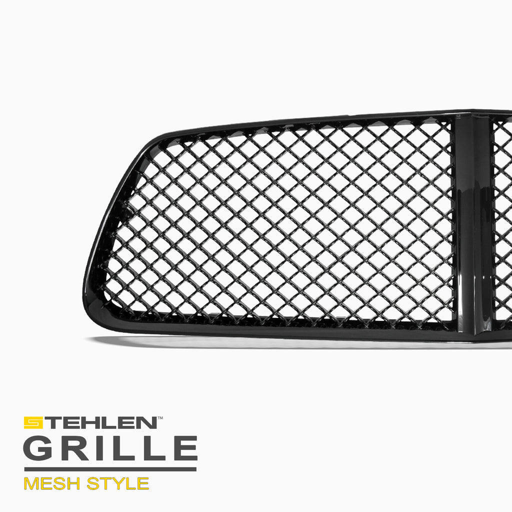 2011-2014 Dodge Charger Front Grille - Matte Black Mesh Style