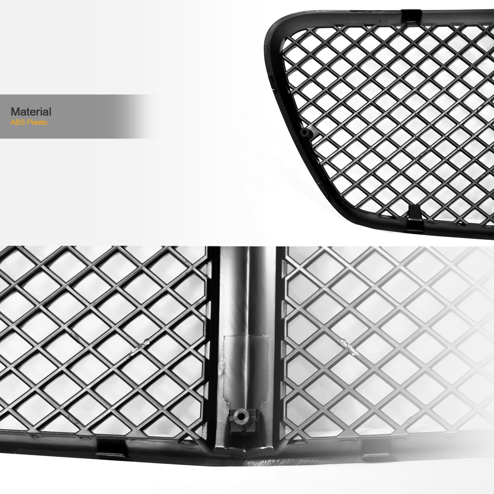 2011-2014 Dodge Charger Front Grille - Matte Black Mesh Style
