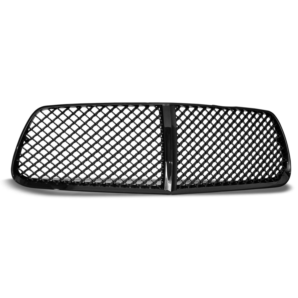 2011-2014 Dodge Charger Front Grille - Matte Black Mesh Style