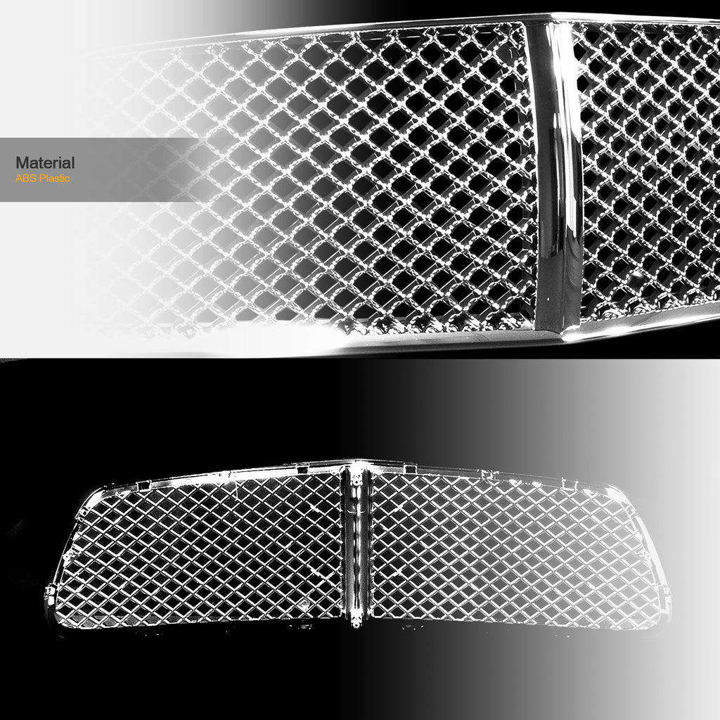 2011-2014 Dodge Charger Front Grille - Chrome Mesh Style
