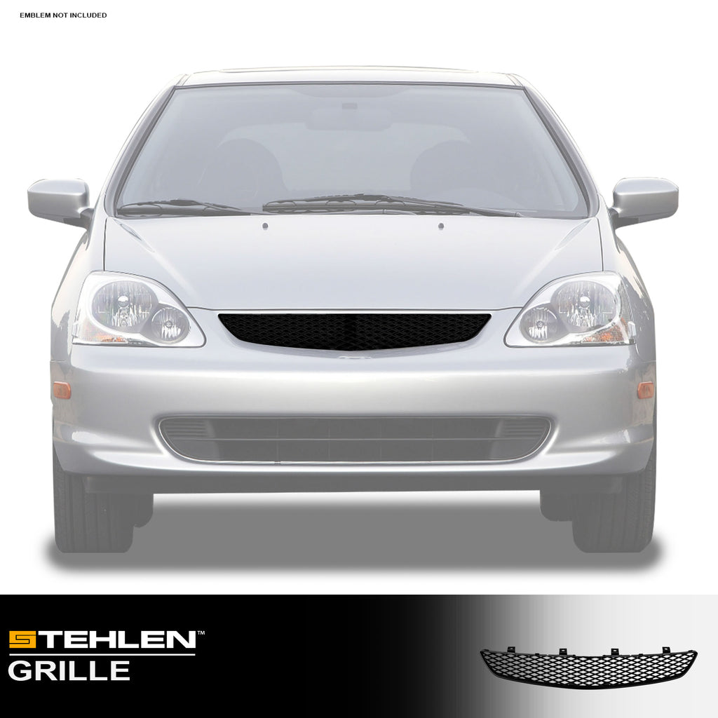 02-05 Honda Civic Si EP3 Front Grille - Matte Black ABS