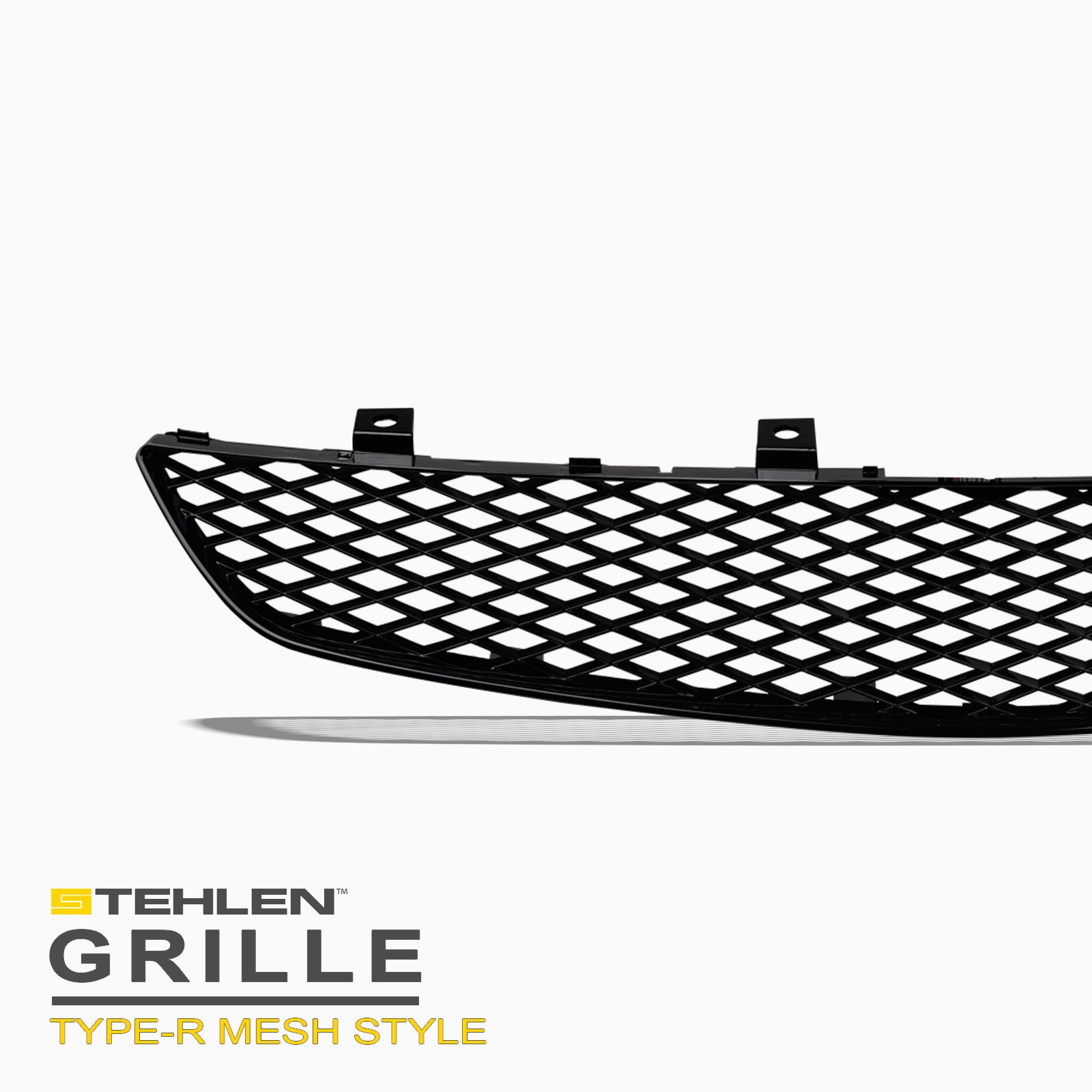 02-05 Honda Civic Si EP3 Front Grille - Matte Black ABS