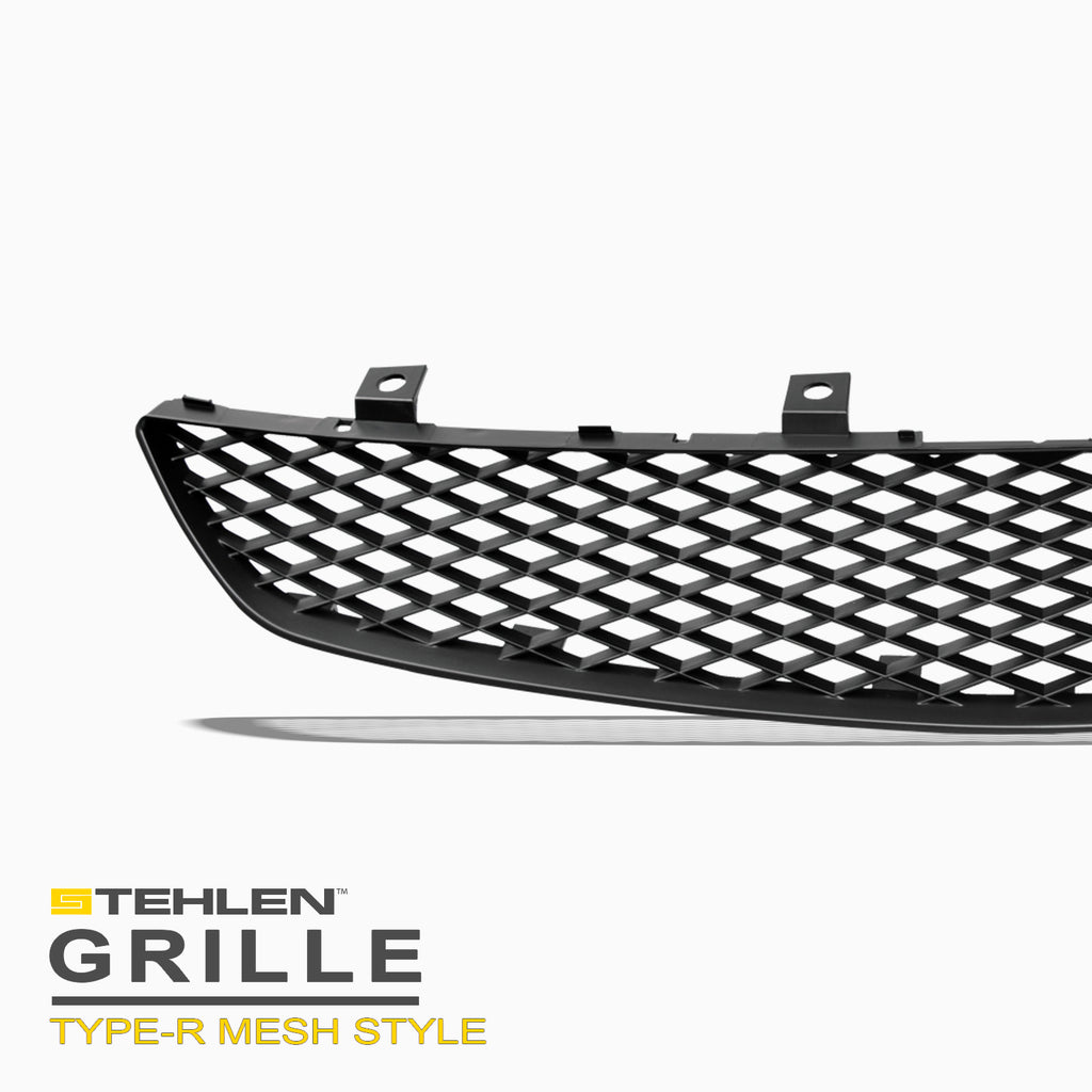 2002-2005 Honda Civic Si EP3 Matte Black Front Grille - Hatchback