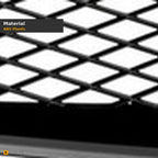 2006-2008 Honda Civic Coupe ABS Front Grille — Matte Black — detail