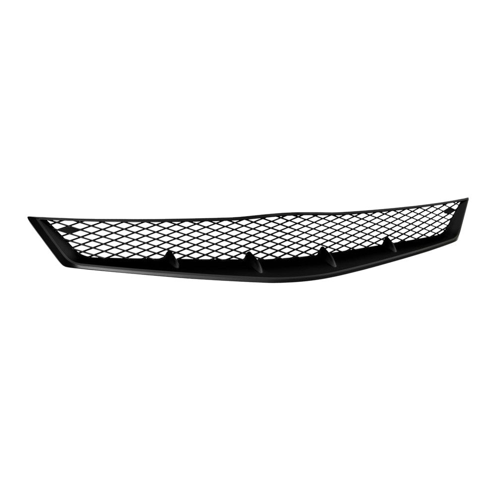 2006-2008 Honda Civic Coupe ABS Front Grille — Matte Black — product view