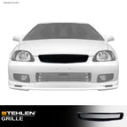 1999-2000 Honda Civic Front Grille - Matte Black ABS