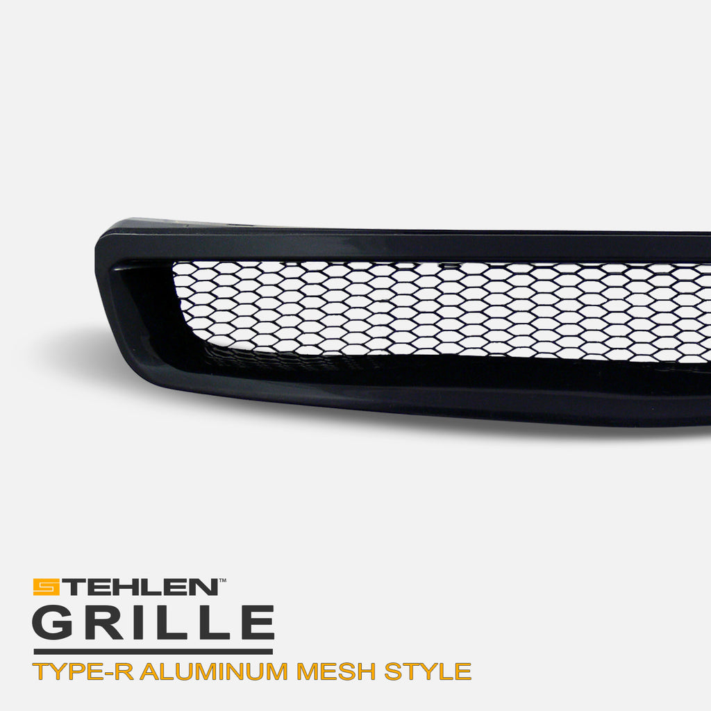 1999-2000 Honda Civic Front Grille - Matte Black ABS