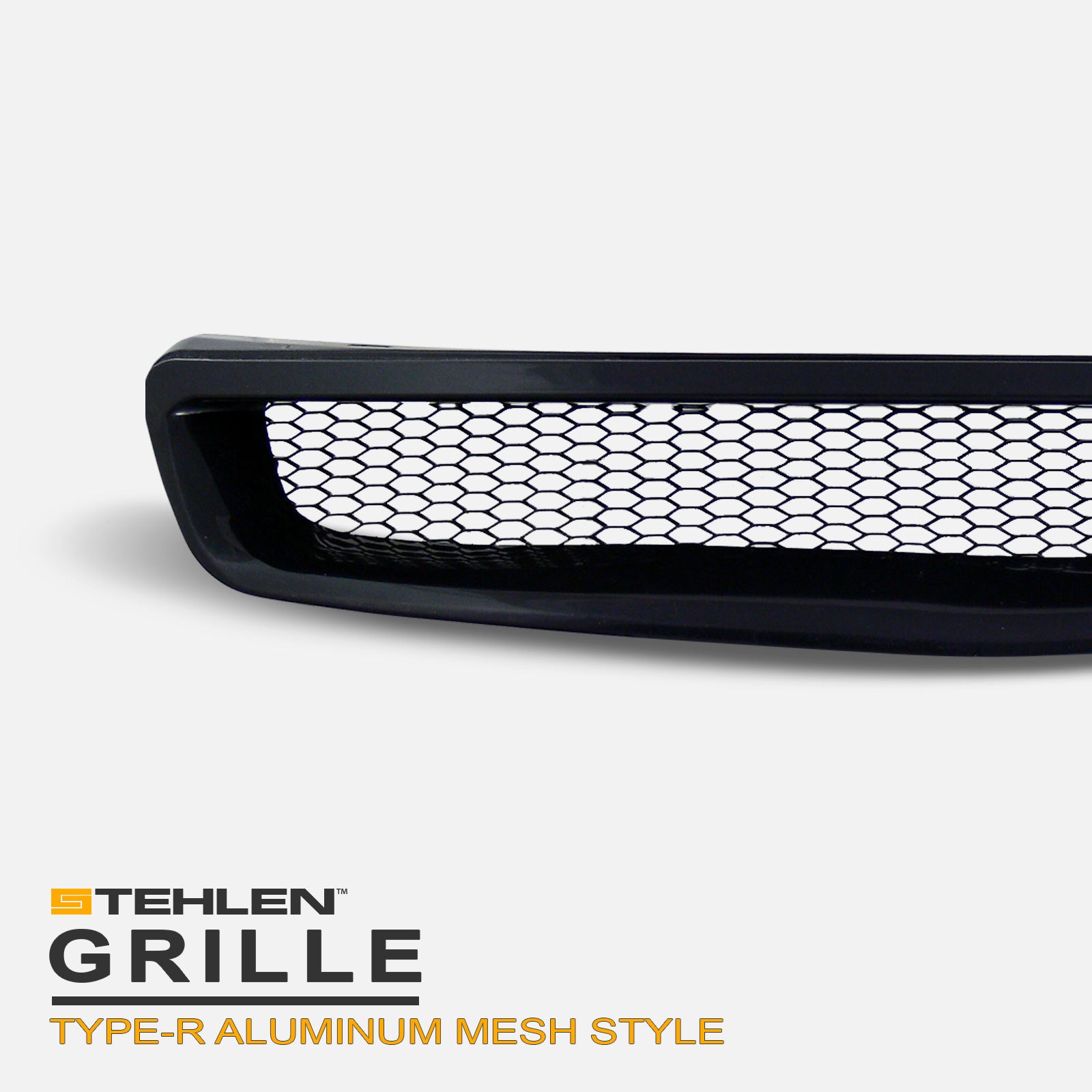 1999-2000 Honda Civic Front Grille - Matte Black ABS