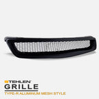 1999-2000 Honda Civic Front Grille - Matte Black ABS