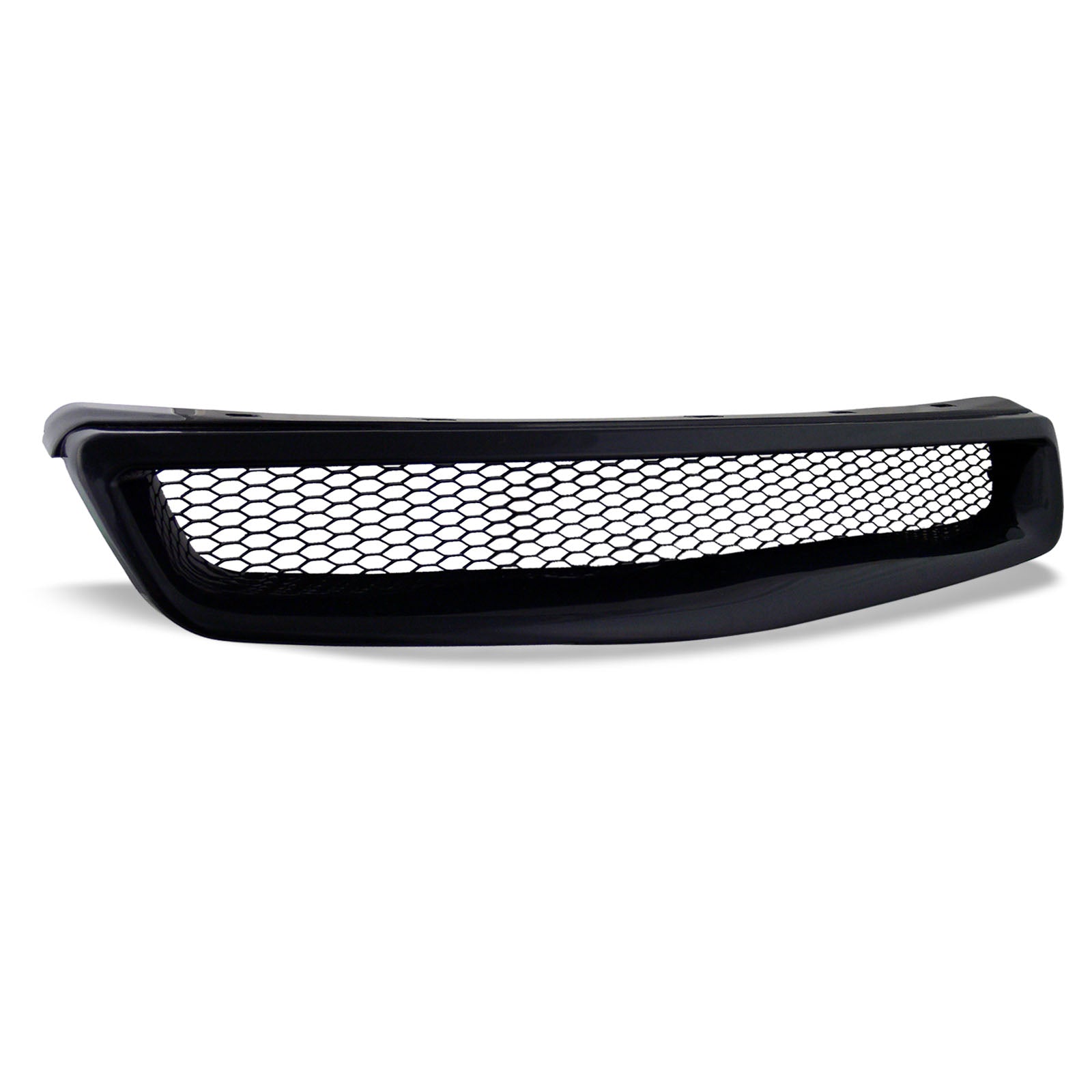 1999-2000 Honda Civic Front Grille - Matte Black ABS