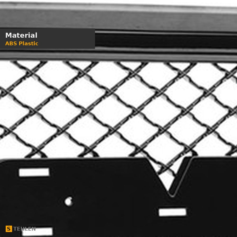 2015-2018 GMC Yukon & Yukon XL Mesh Style ABS Front Grille — Black — detail