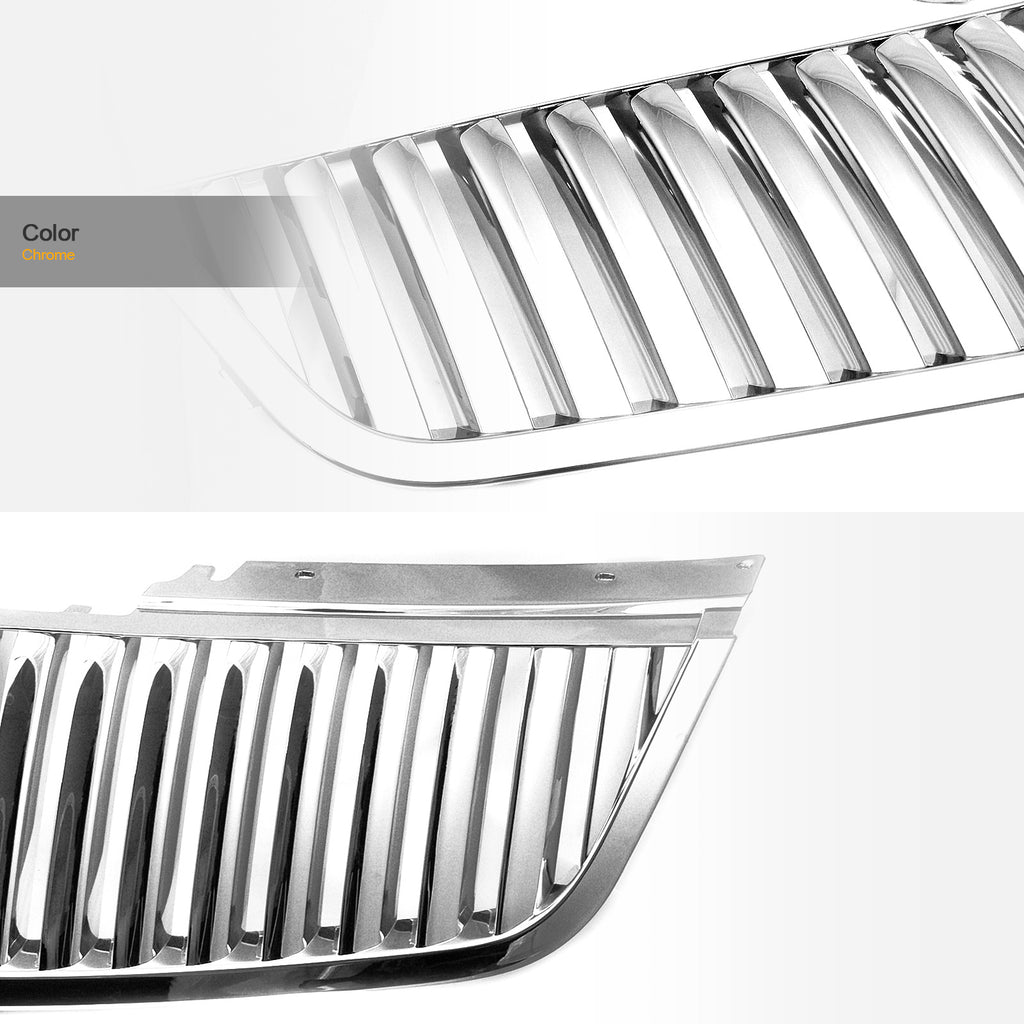 2006-2011 Cadillac DTS Chrome Vertical Front Grille - Custom