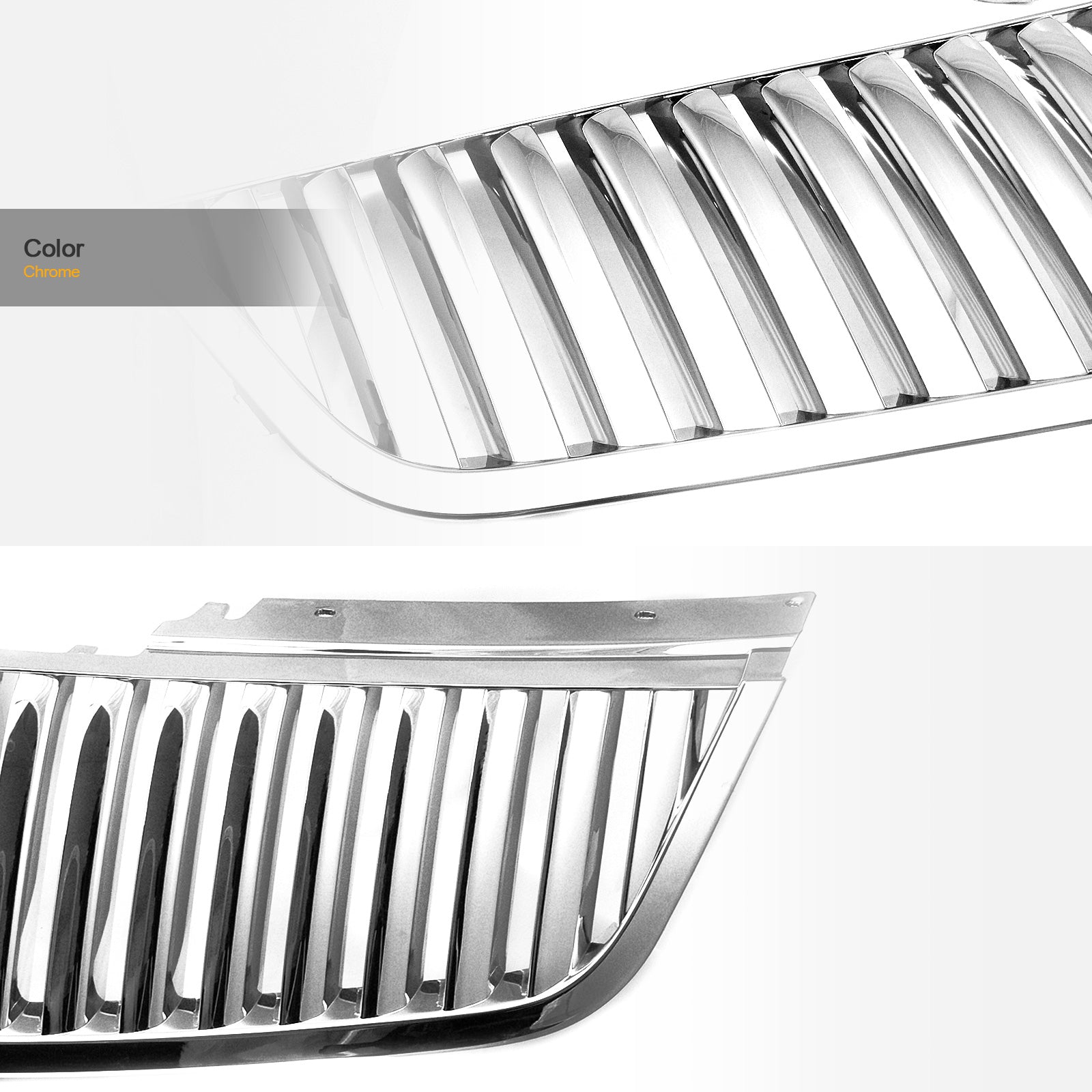 2006-2011 Cadillac DTS Chrome Vertical Front Grille - Custom