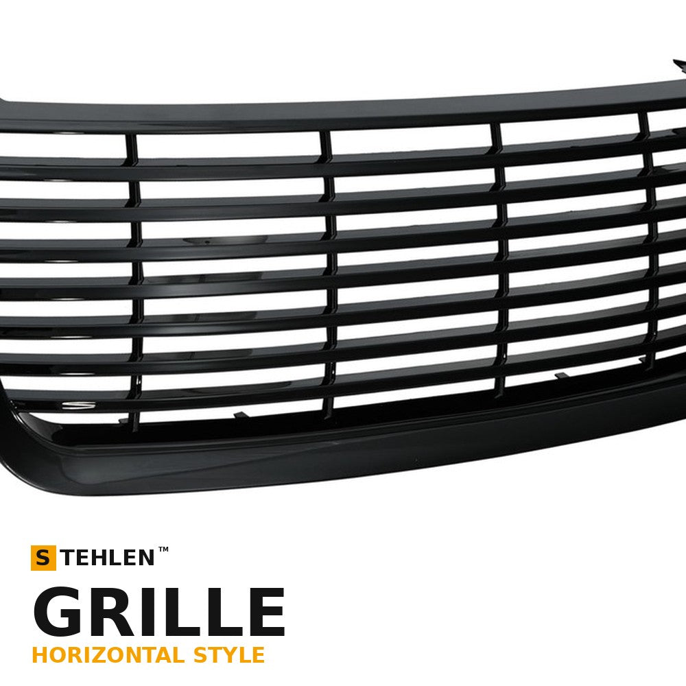 2003-2006 Ford Expedition Horizontal Front Bumper Grille — Black