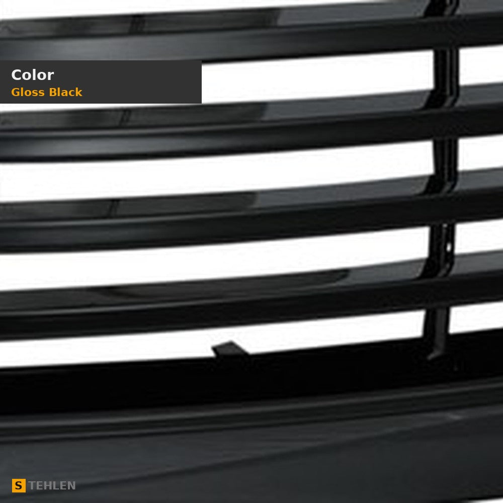 2003-2006 Ford Expedition Horizontal Front Bumper Grille — Black — detail
