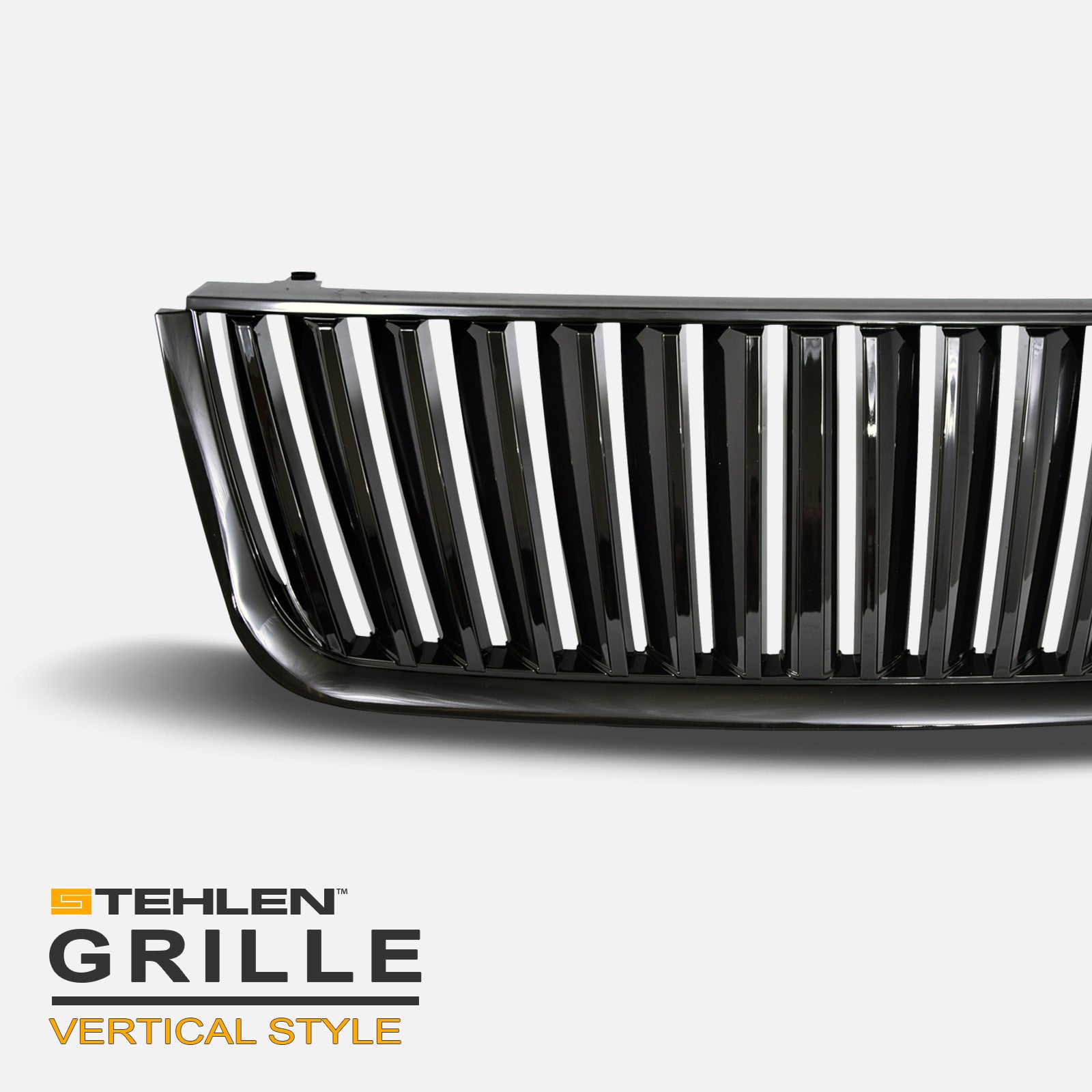 2003-2006 Ford Expedition Vertical Style Front Grille - Black ABS