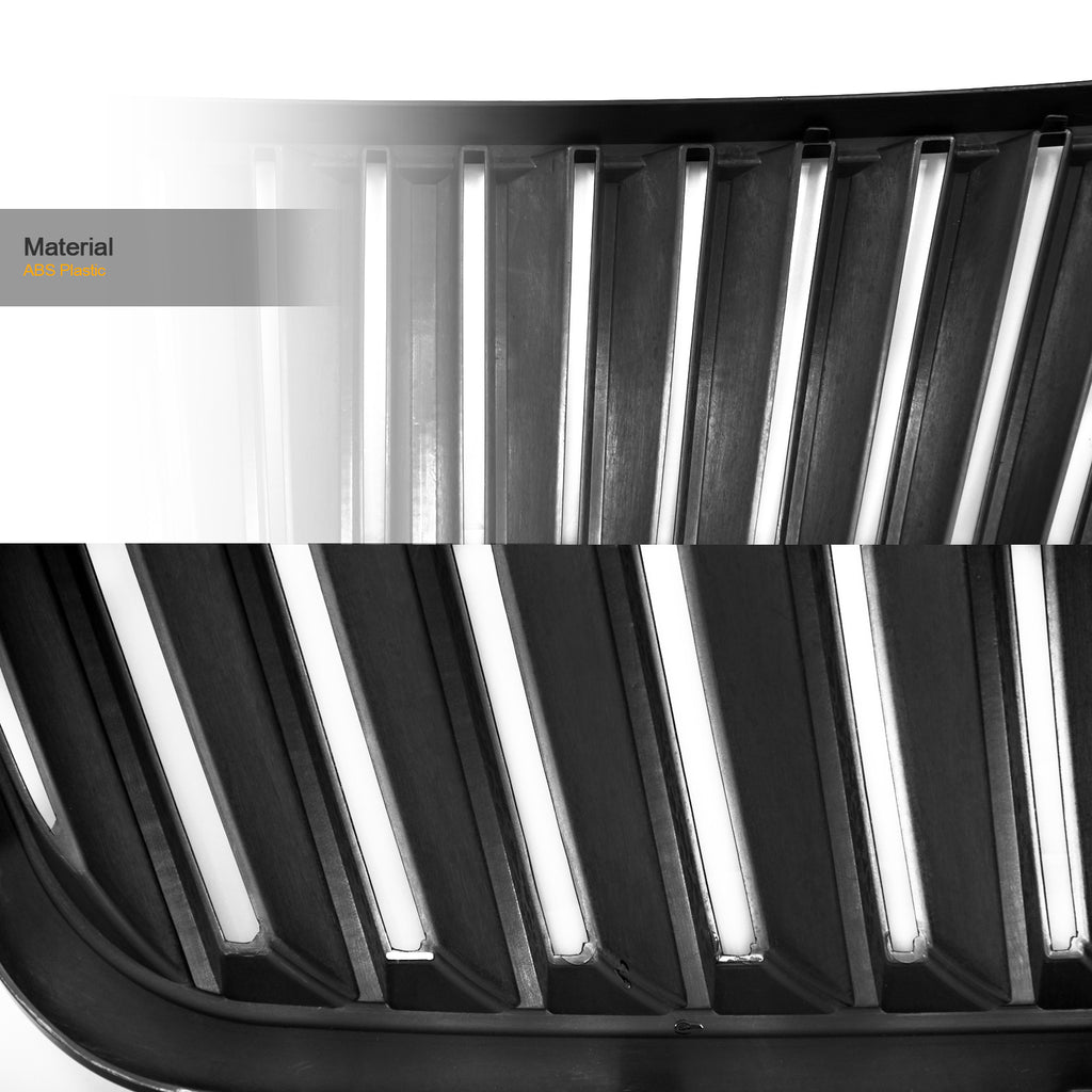 2003-2006 Ford Expedition Vertical Style Front Grille - Black ABS