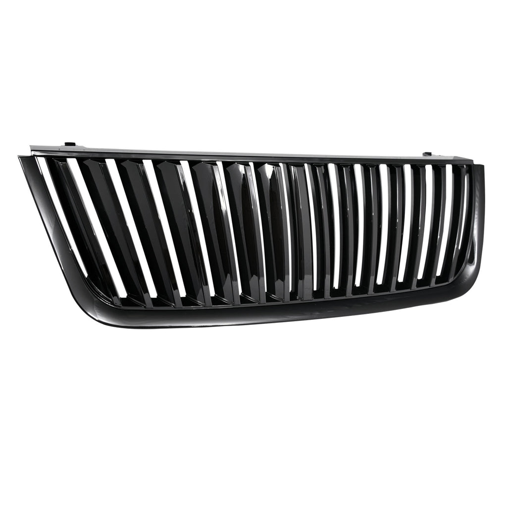 2003-2006 Ford Expedition Vertical Style Front Grille - Black ABS