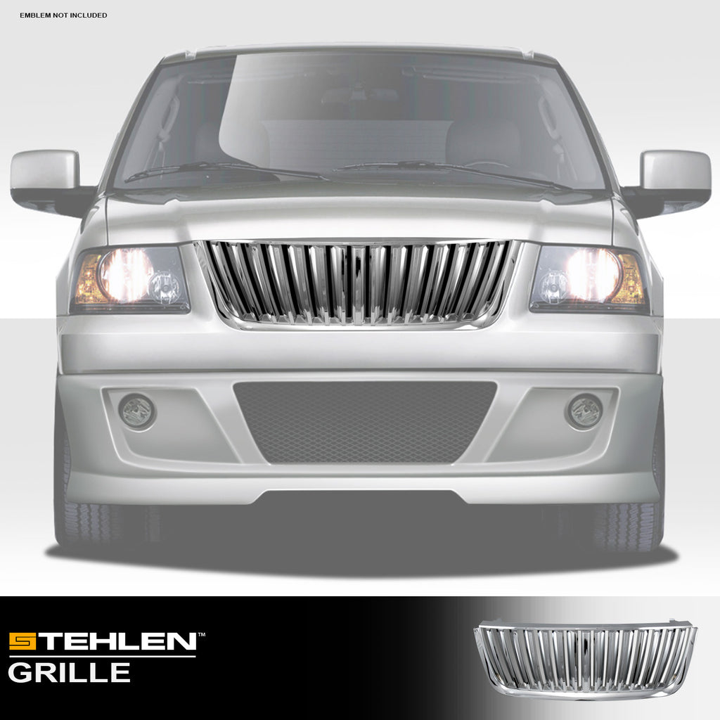 2003-2006 Ford Expedition Vertical Style Chrome Front Grille - ABS