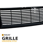 2007-2008 Ford Expedition Horizontal Front Bumper Grille — Black