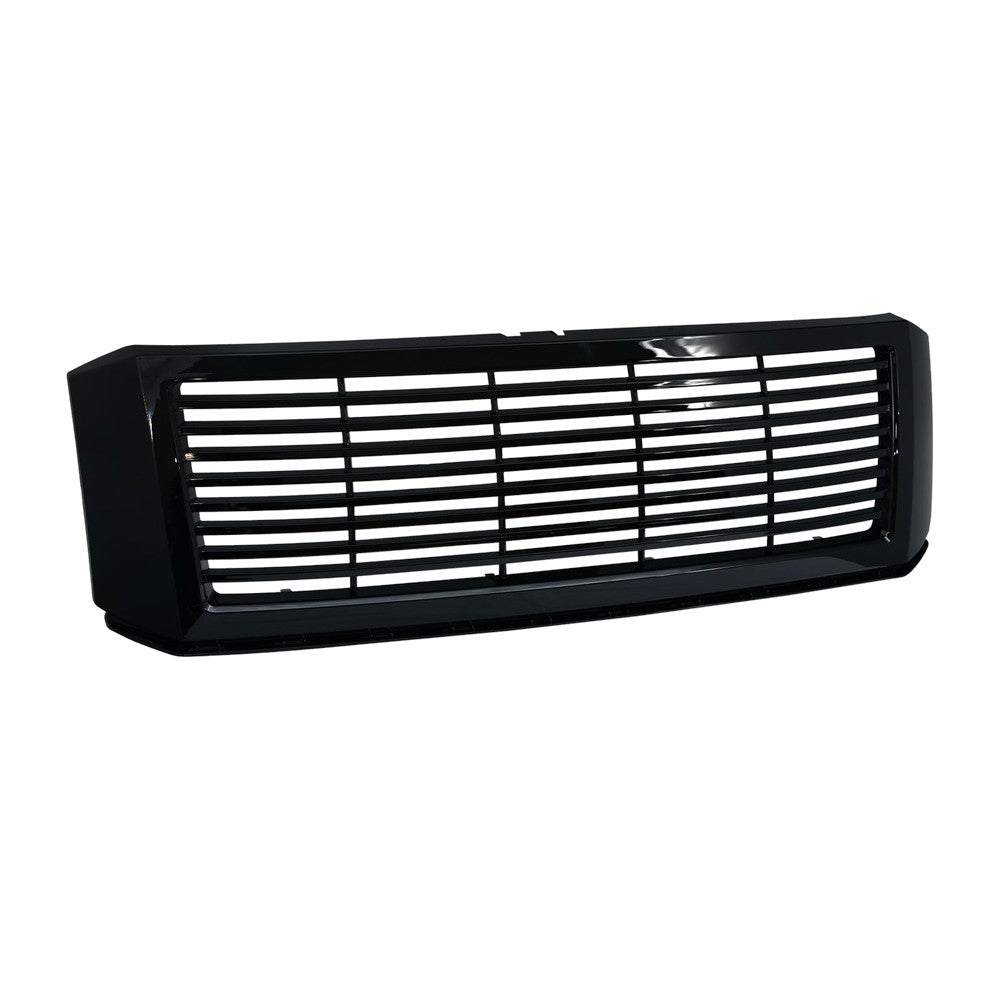 2007-2008 Ford Expedition Horizontal Front Bumper Grille — Black — product view