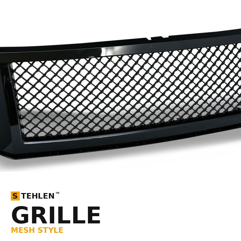2007-2008 Ford Expedition Mesh Front Bumper Grille — Black