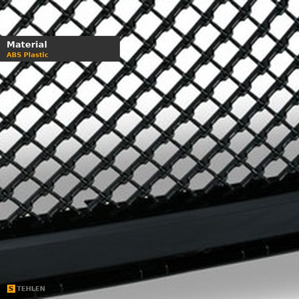 2007-2008 Ford Expedition Mesh Front Bumper Grille — Black — detail