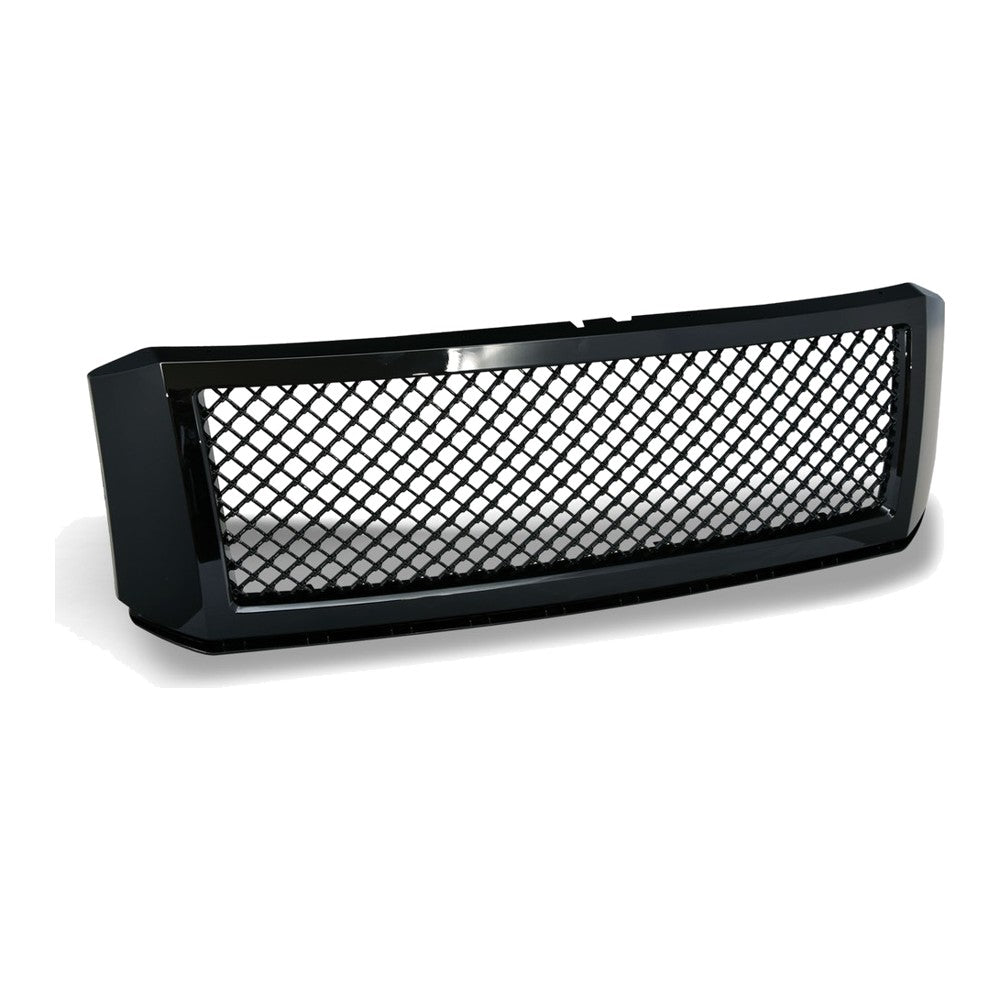 2007-2008 Ford Expedition Mesh Front Bumper Grille — Black — product view